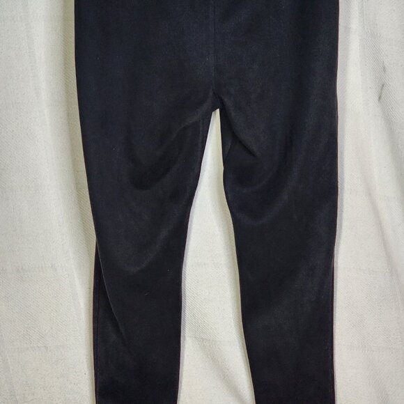 Simply Vera Vera Wang Black Poly Span Velvet Soft Stretch Dress Legging Size XL - Picture 12 of 16